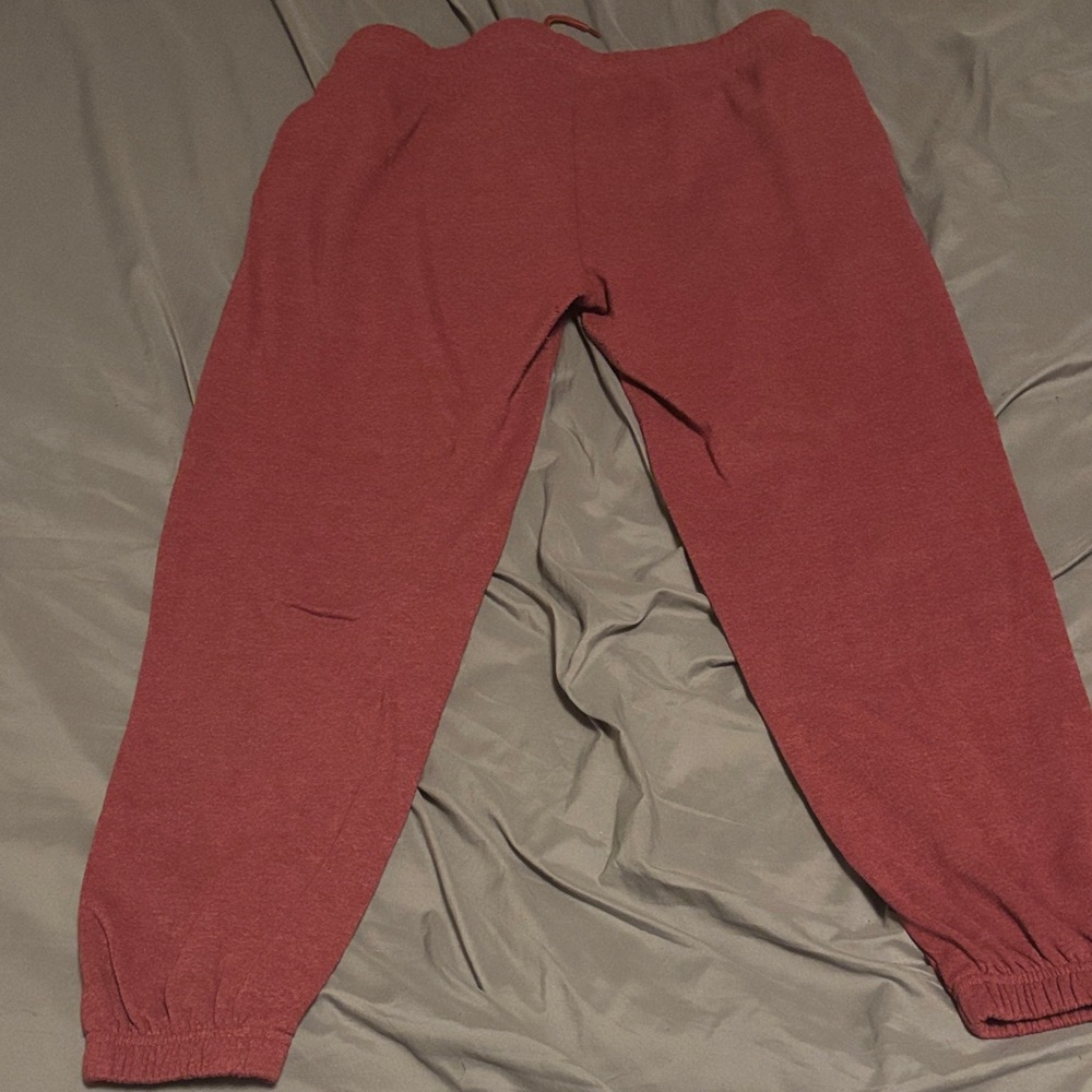 Warner Bros. Burgundy Joggers with Gold Hogwarts Design - Picture 3 of 4